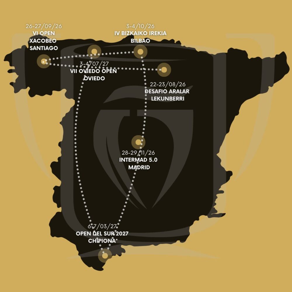 Calendario oficial y sedes de la Copa de España de disc golf 26-27